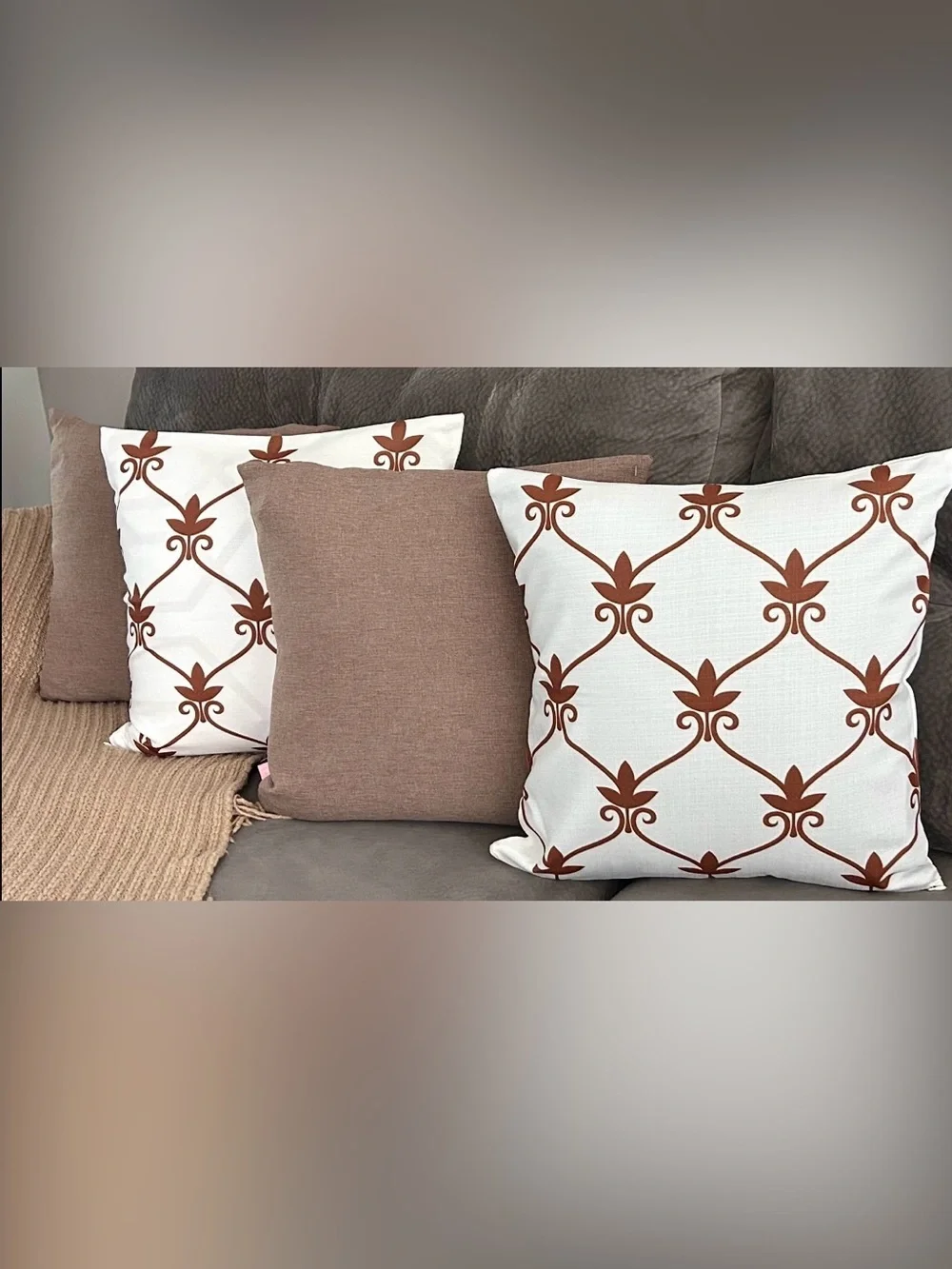 Set of 4 pillowcases covers